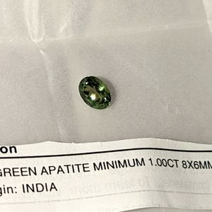 Madagascar green apatite
